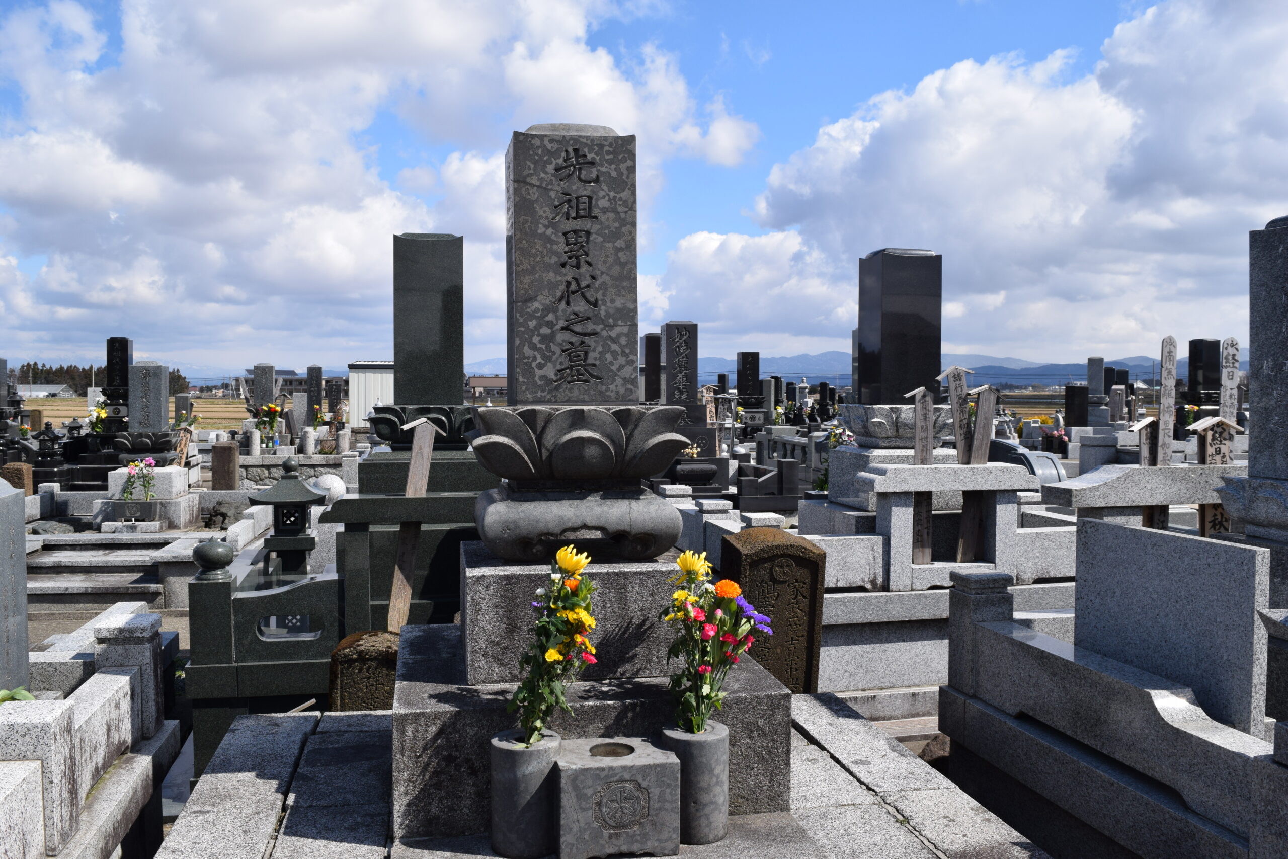 お墓の風景